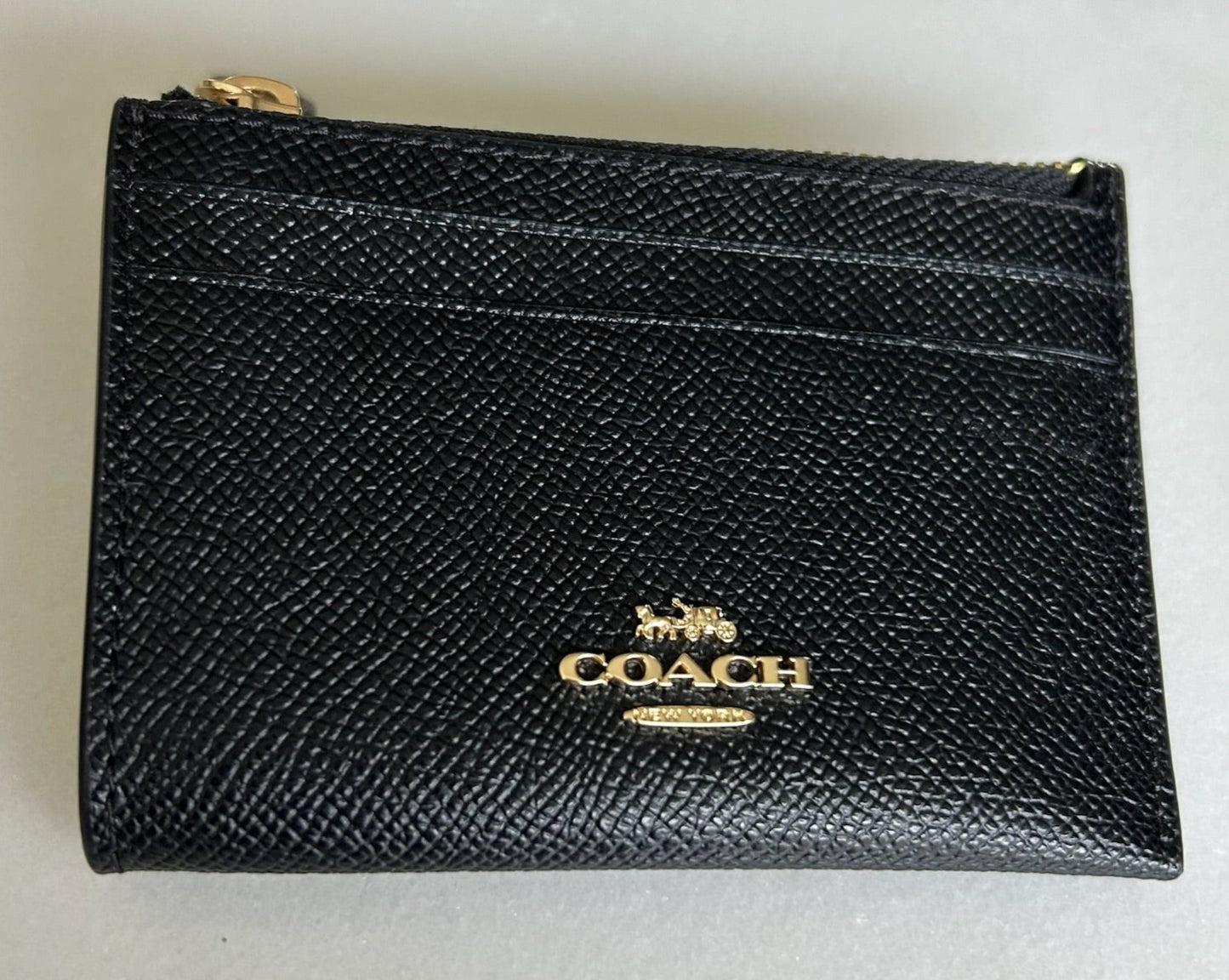 Monedero en Piel Negro - Coach