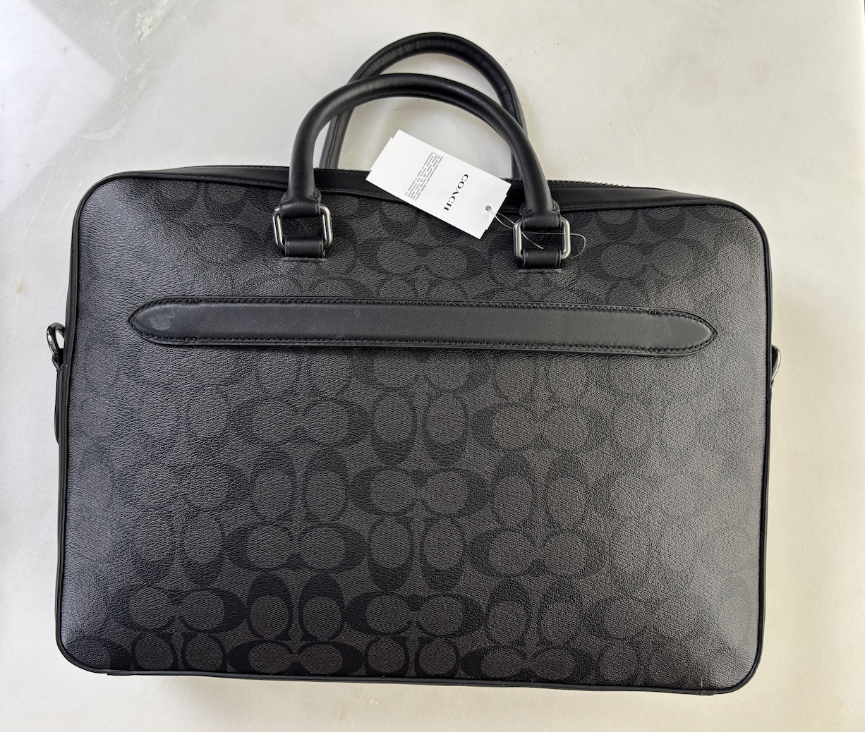 Maletín Gotham Negro Monograma - Coach