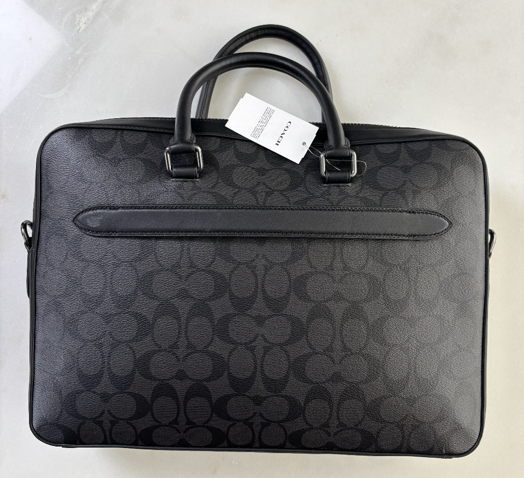 Maletín Gotham Negro Monograma - Coach