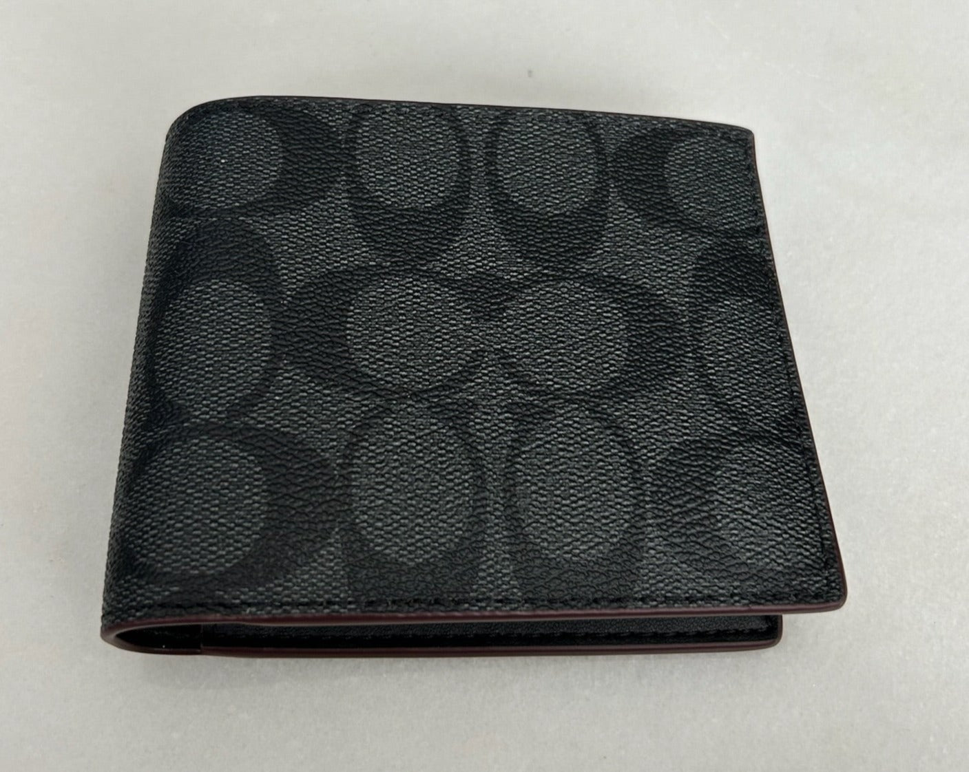 Cartera con estampado negro (incluye tarjetero) - Coach