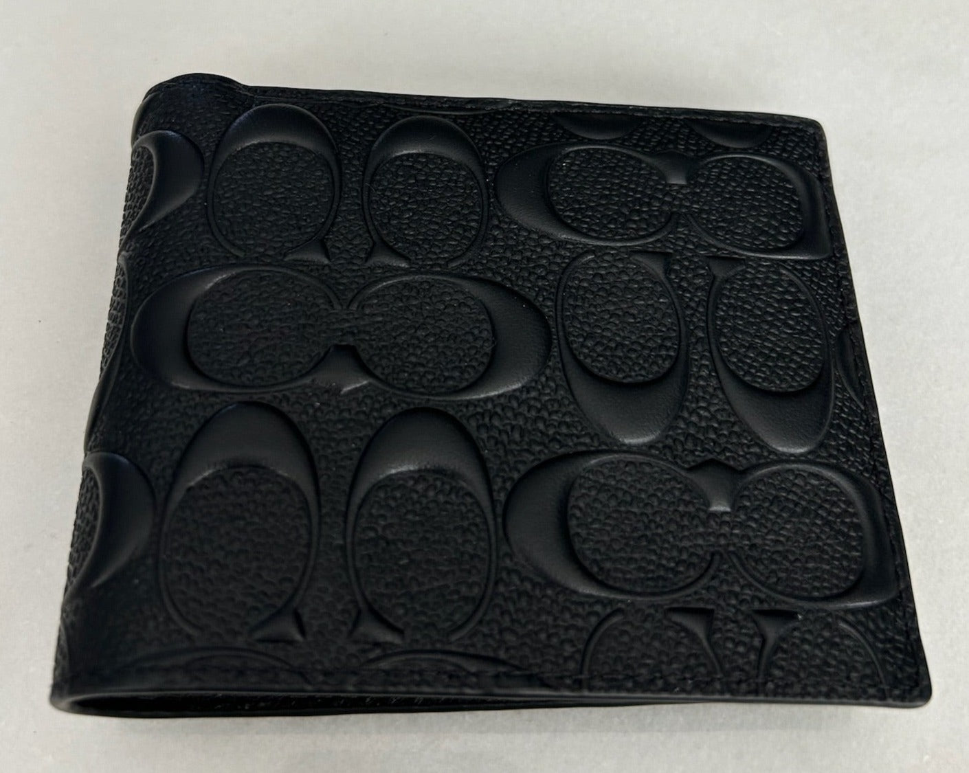 Cartera con estampado signature negro (incluye tarjetero) - Coach