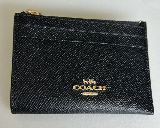 Monedero en Piel Negro - Coach