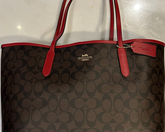 Bolsa Tota Signature Café - Coach